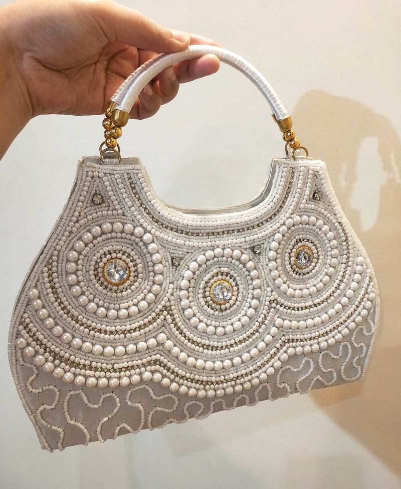 Pearl Beaded Handbag