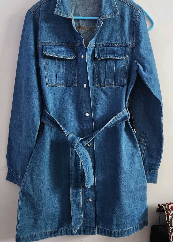 Denim long Top