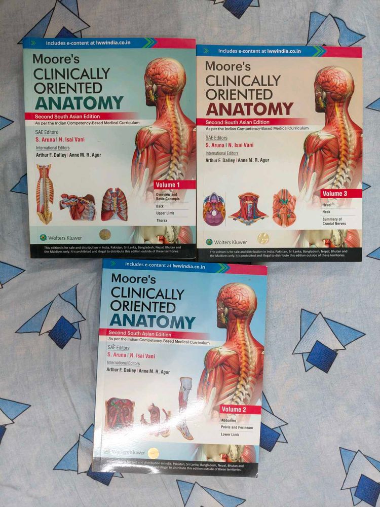 Moore&#39;s Clinically Oriented Anatomy Set
