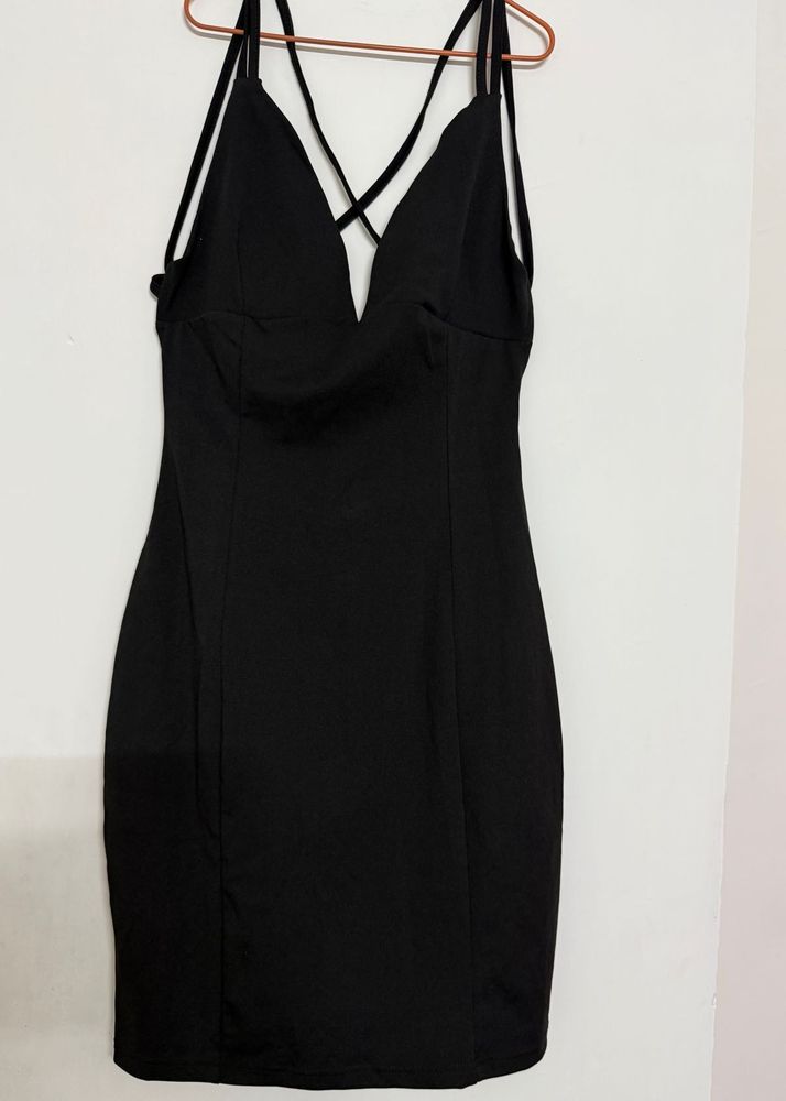 Black Bodycon Mini Dress