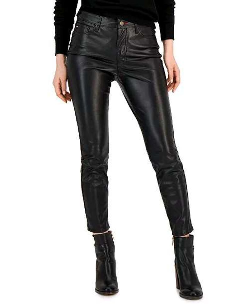 BLACK LEATHER SLIM FIT JEN&#39;S 🖤😎