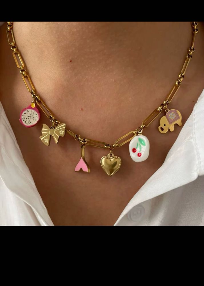 Belle Vacation Charms Necklace