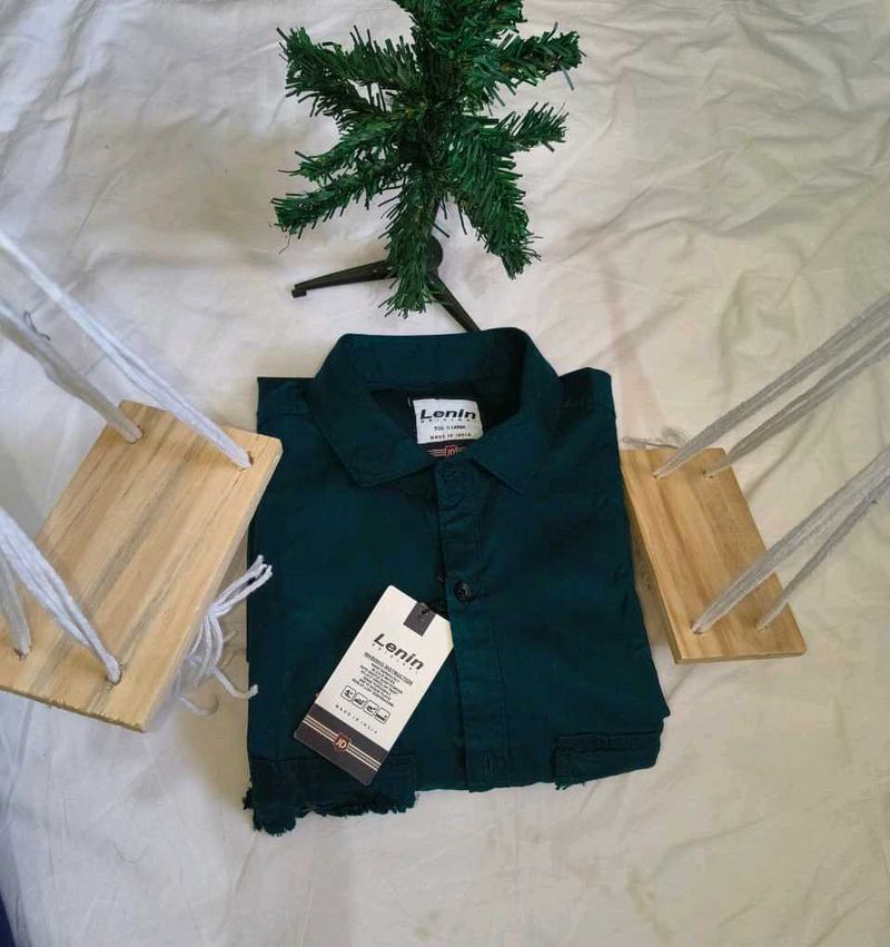 Lenin Green Casual Shirt - New with Tag