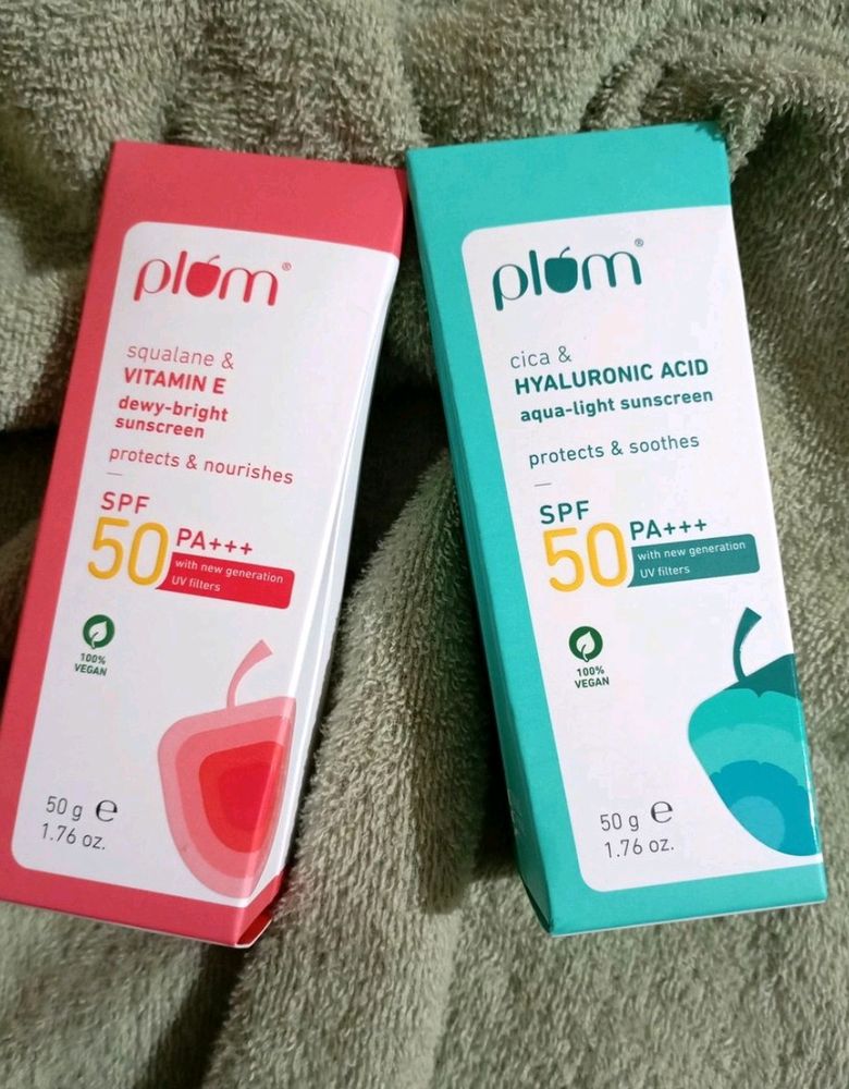 Plum Sunscreen Each For 300rs