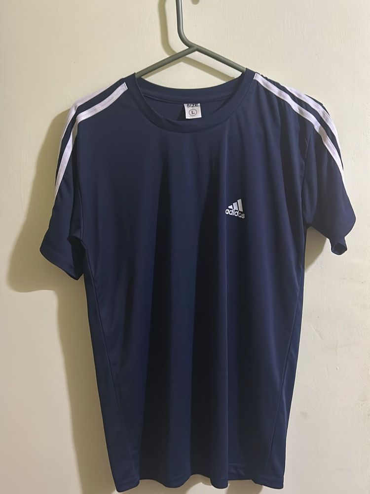 Navy Blue Adidas T-shirt
