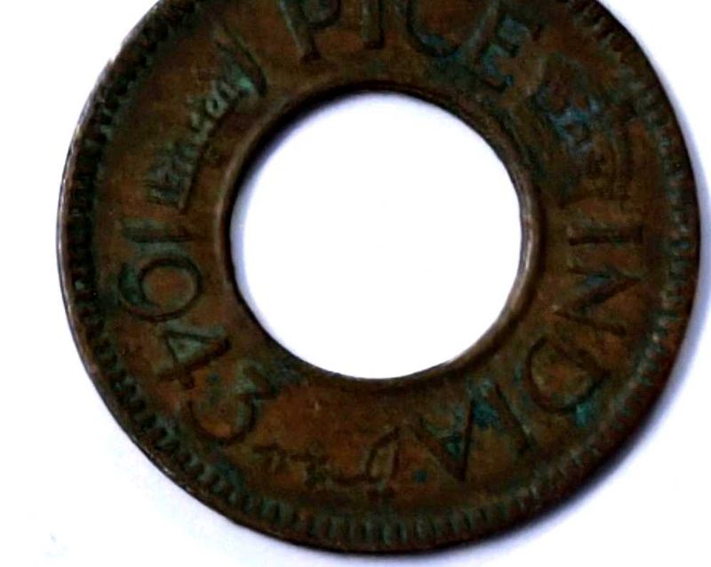 Year 1943 Quarter Pice, Ottakkalana