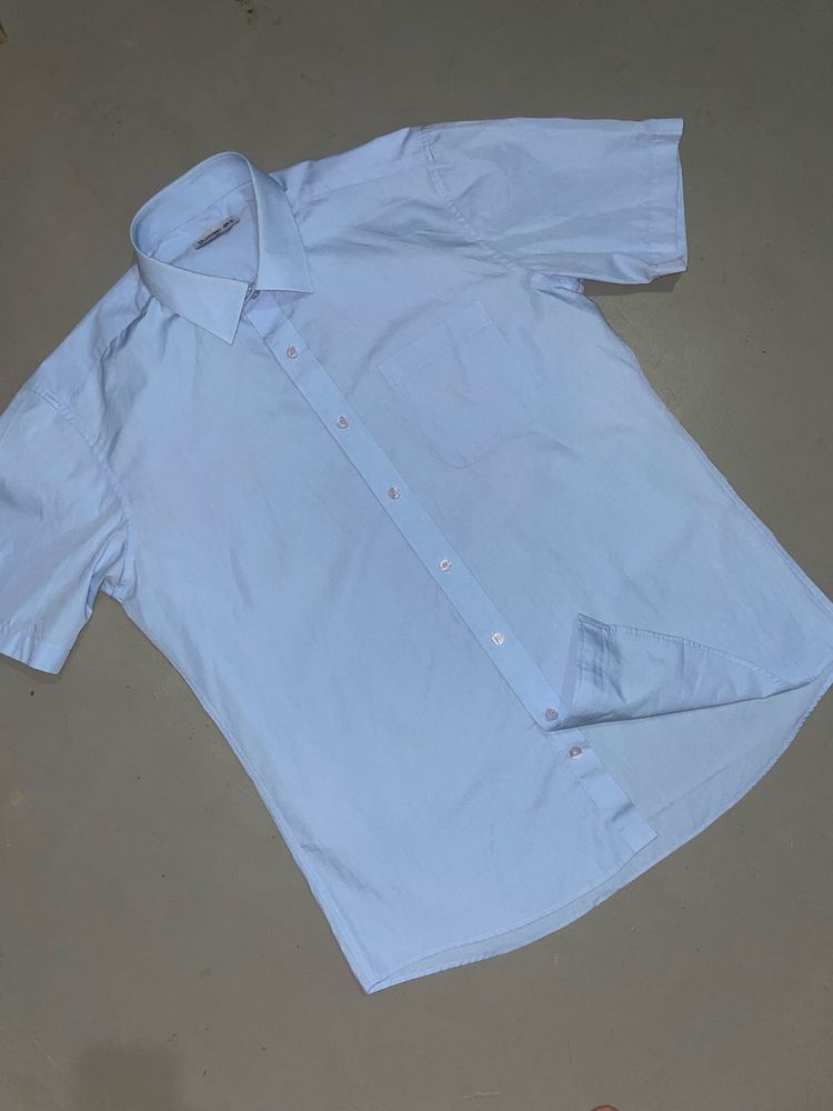 Light Blue Short Sleeve Shirt