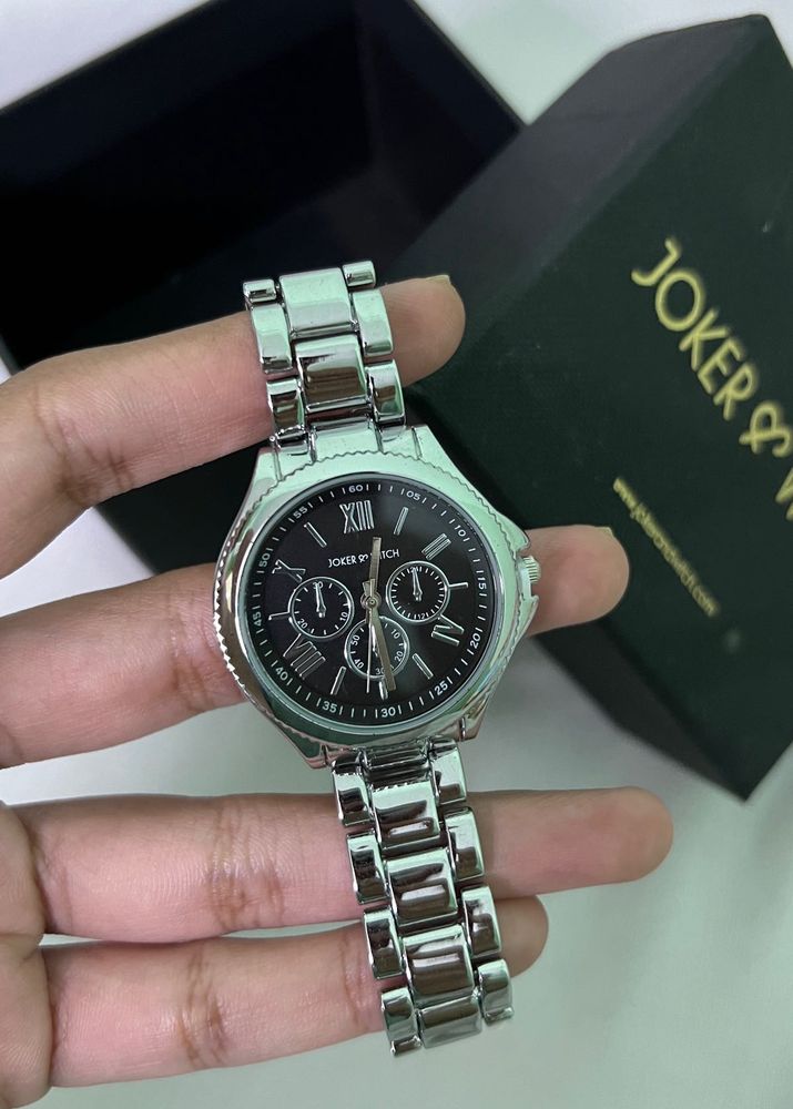 Joker &amp; Witch Silver Watch