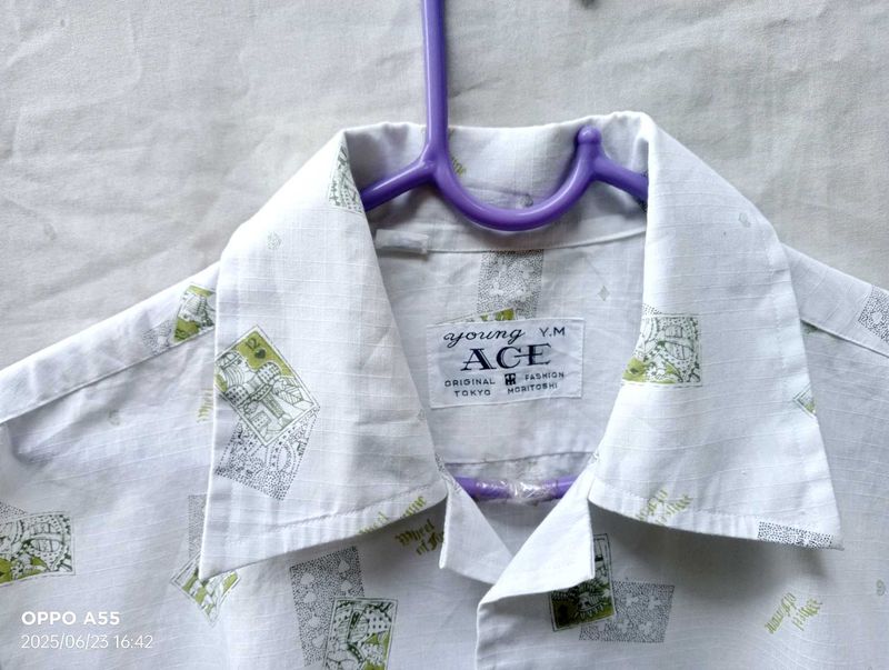 Vintage CUBAN COLLAR Shirt