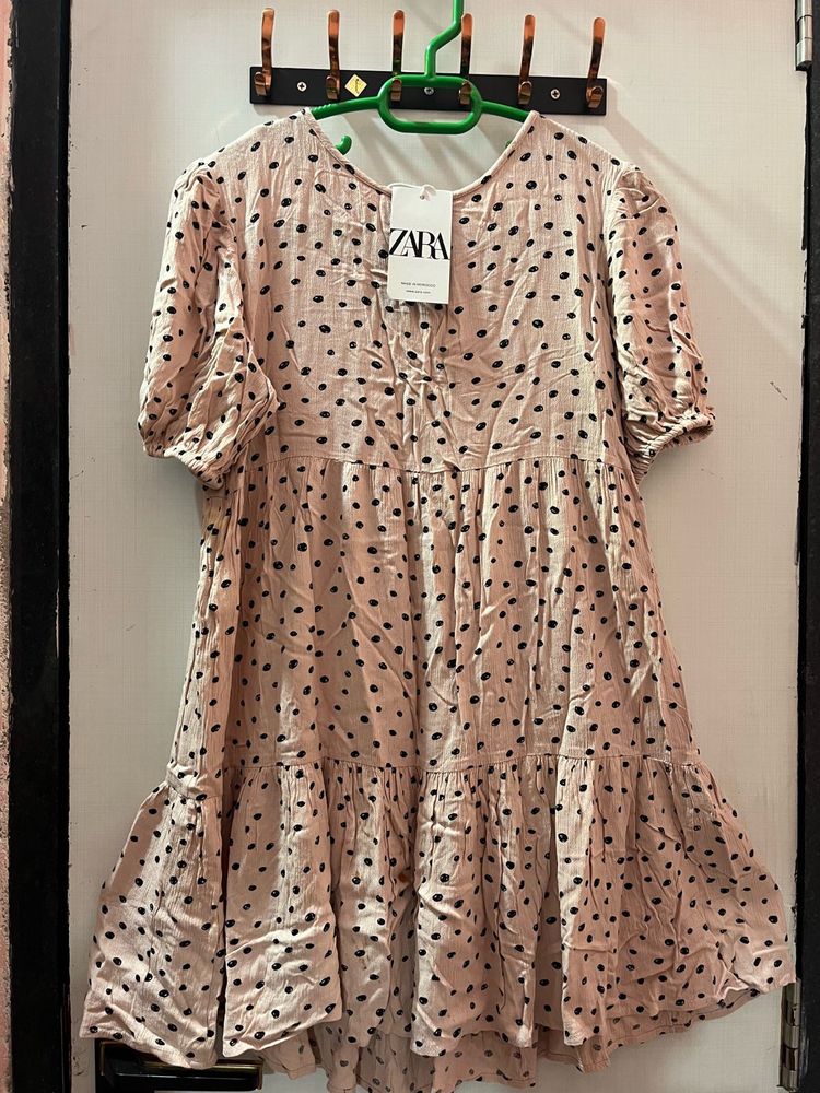 Zara Polka Dot Mini Dress