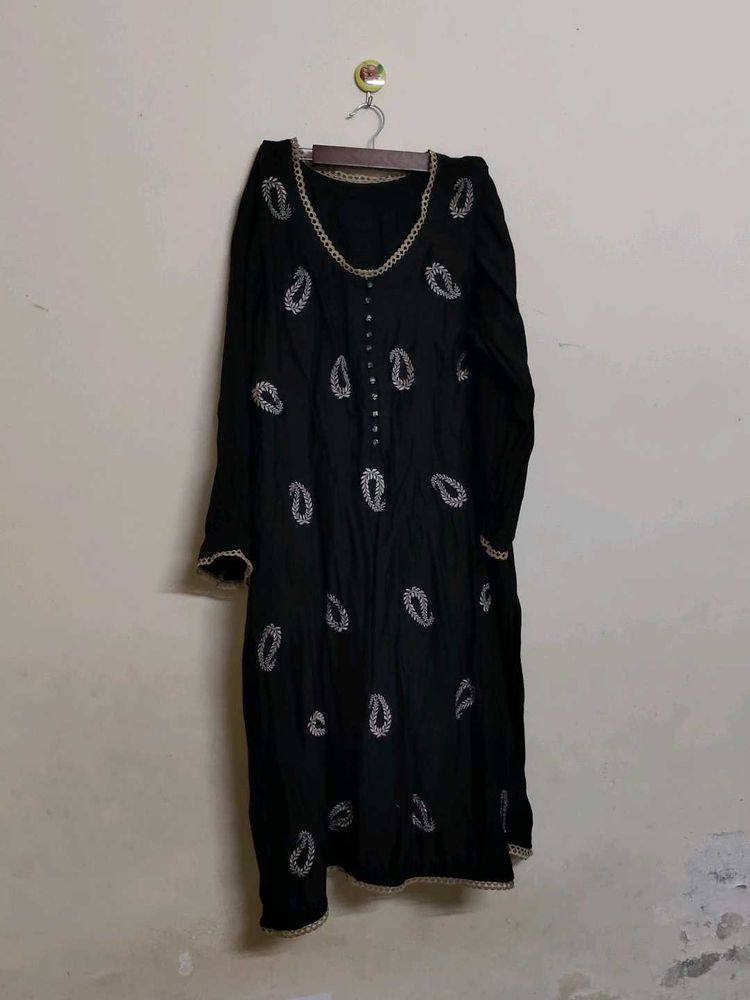 Elegant Black Kurta