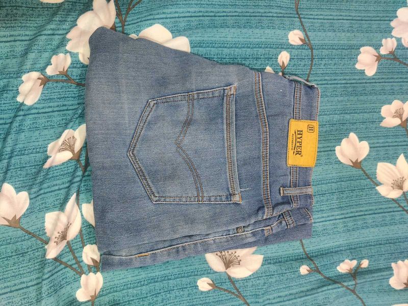 Hyper Blue Denim Jeans