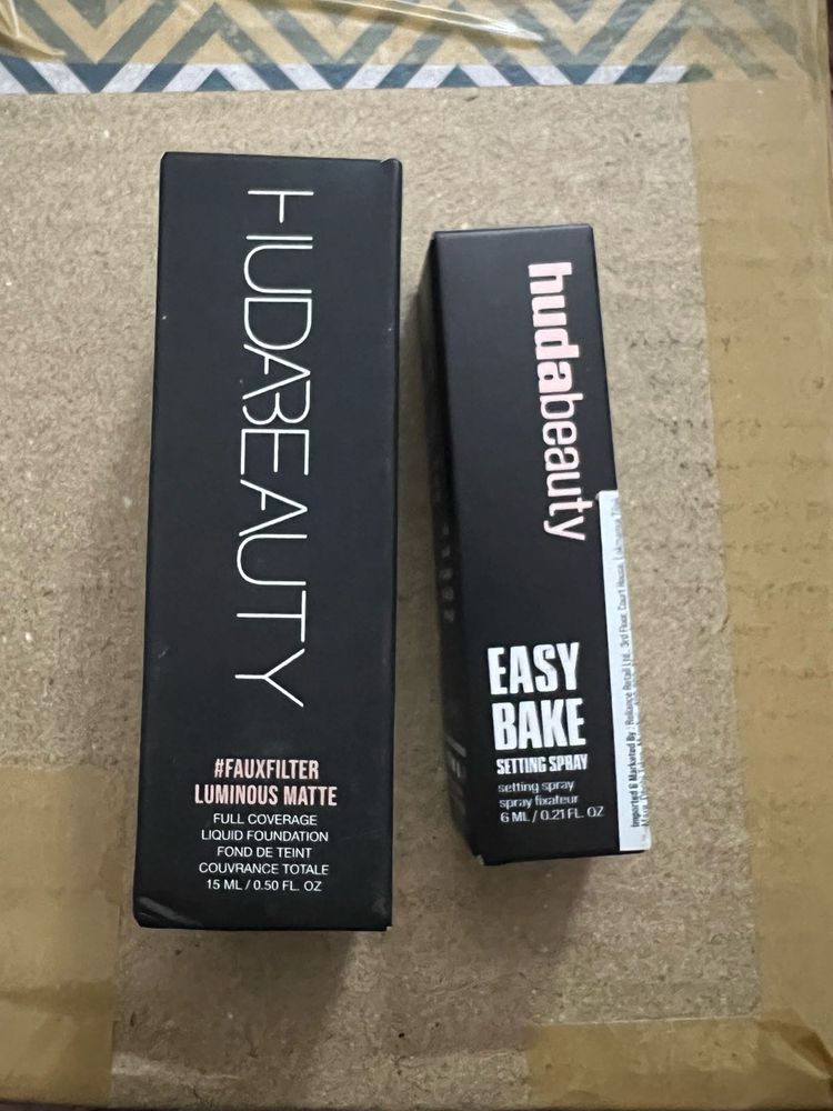 Huda Beauty Foundation &amp; Setting Spray