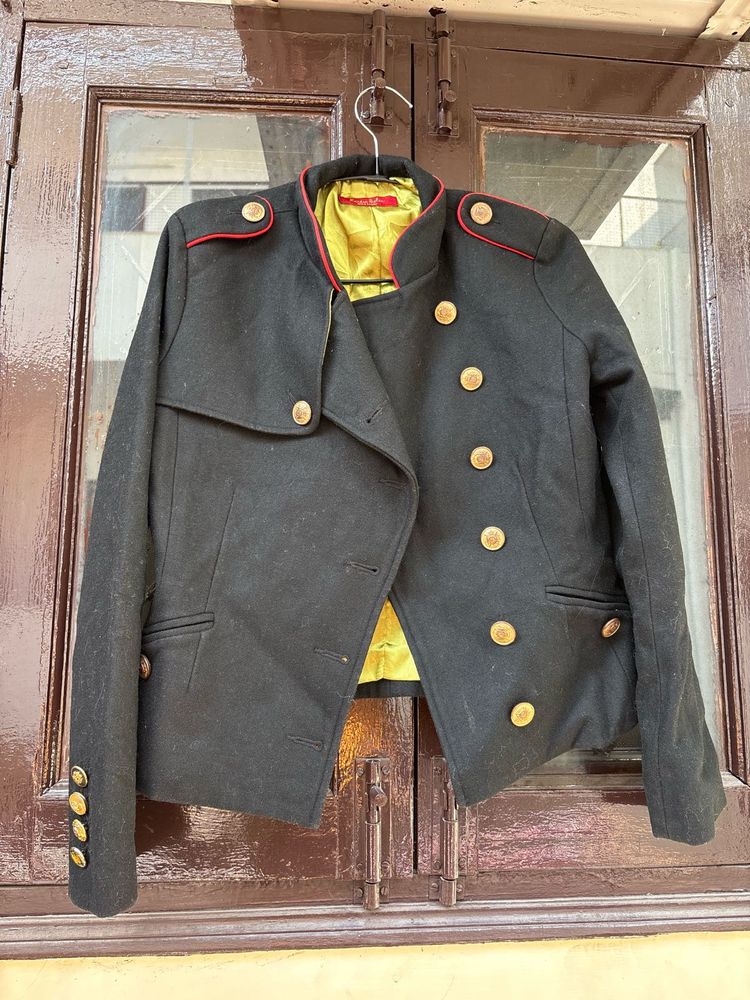 Military Style Black Jacket