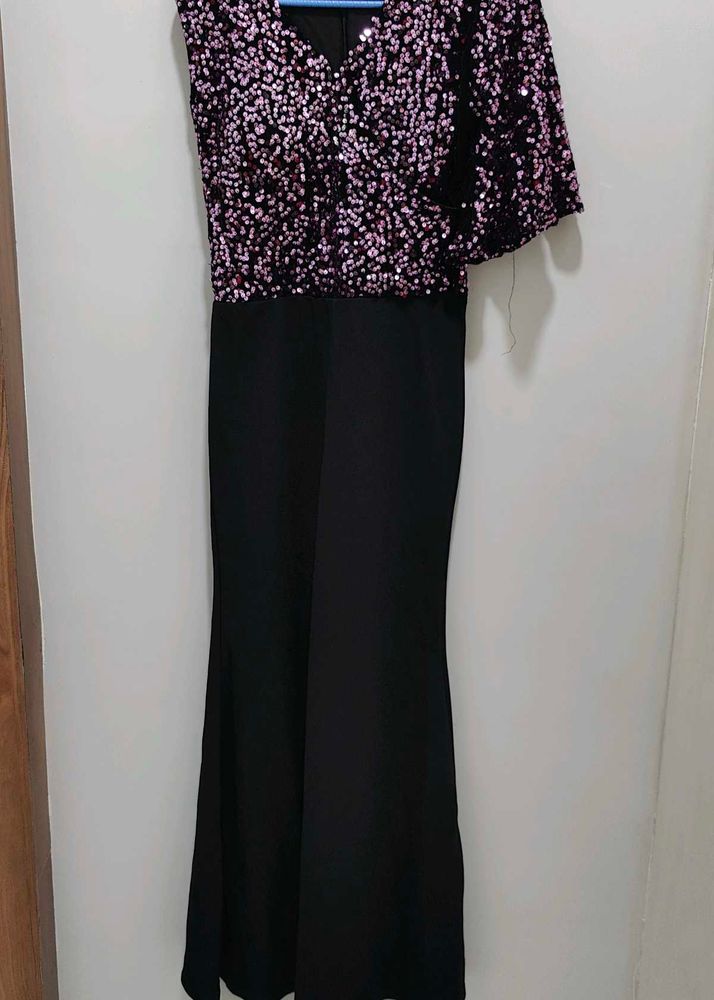Floor Length Strachable Dress Imported Product