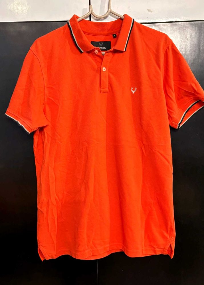 Orange Polo T-Shirt
