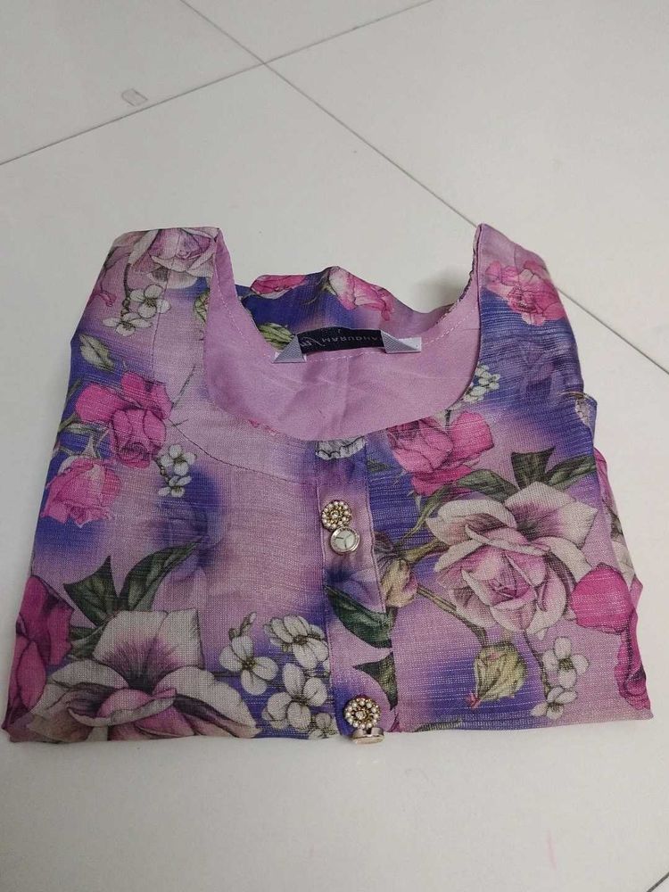 Floral Print purple Top