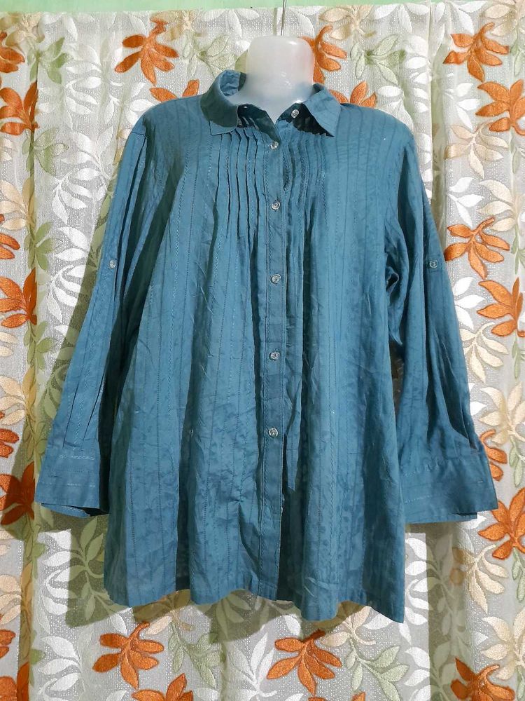 Blue Long Sleeve Shirt