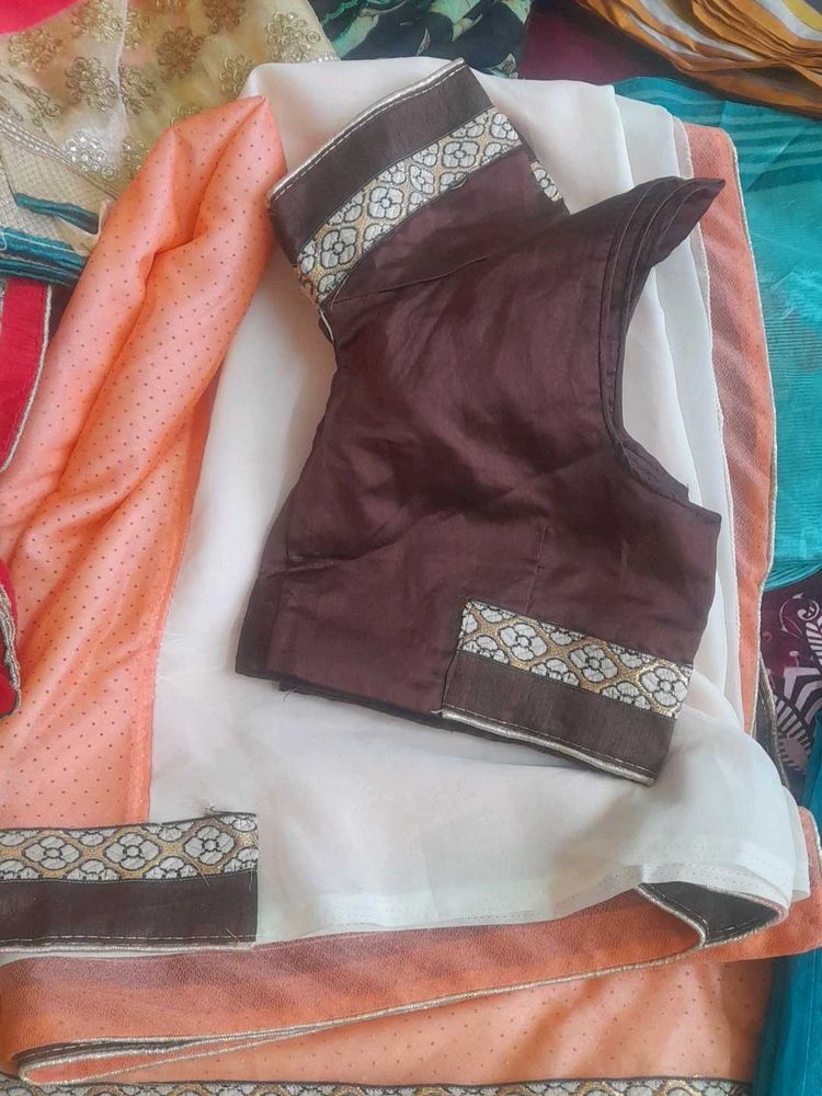 Elegant Saree with Blouse Piece