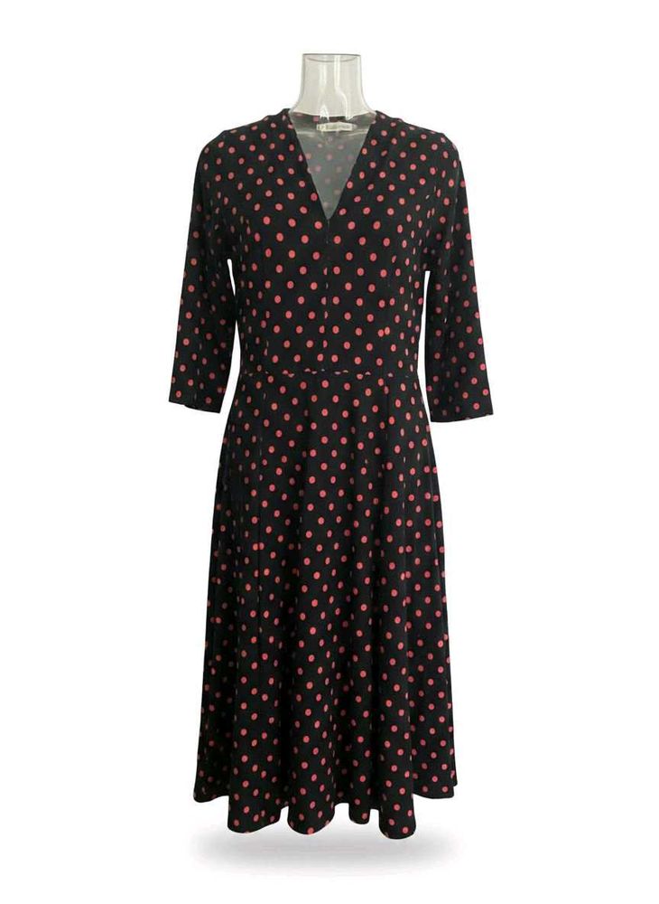 Polka Dot Midi Dress