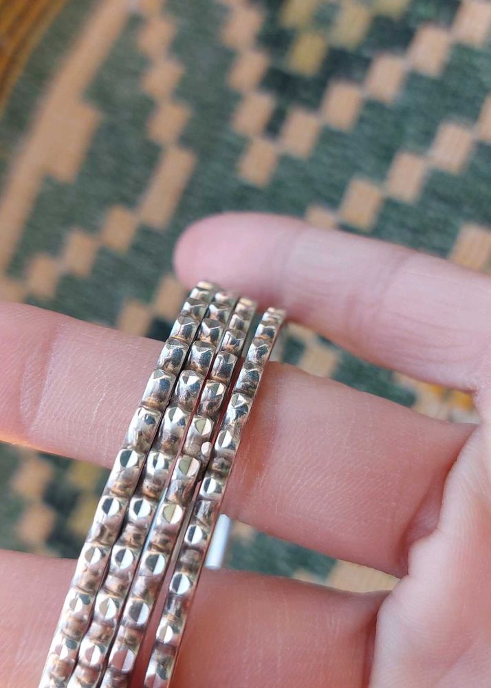 SILVER BANGELS