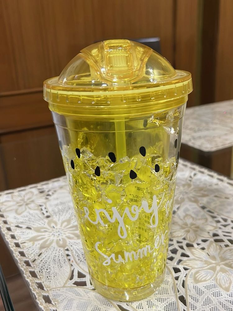 Brand New Frost Yellow Sipper