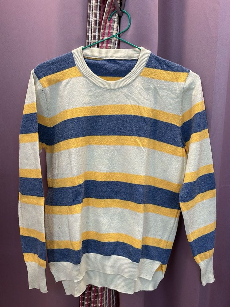 Striped Pullover Sweater