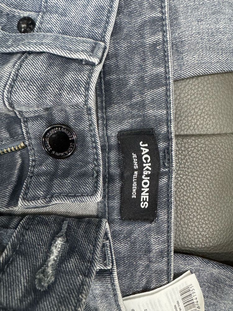 Jack &amp; Jones Grey Denim Jeans