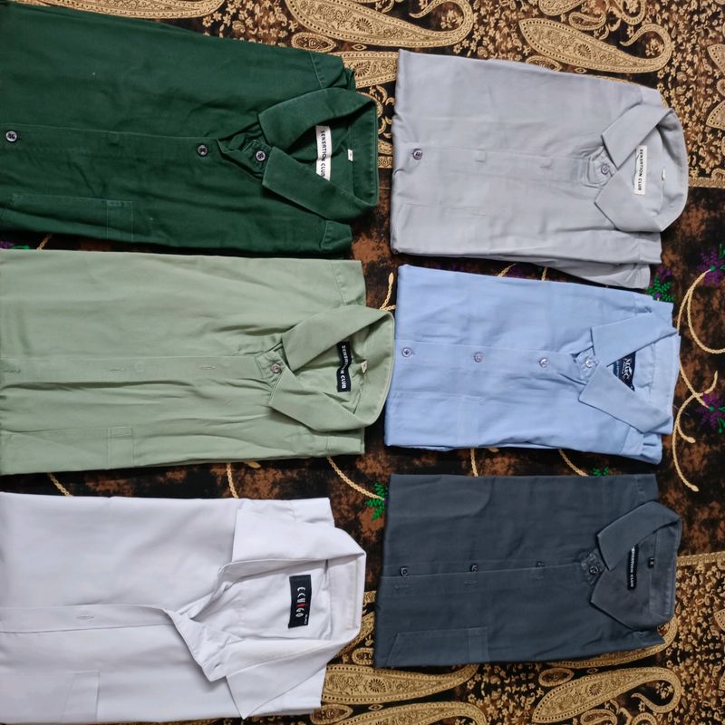 Set Of 6 Formal Shirts / Used