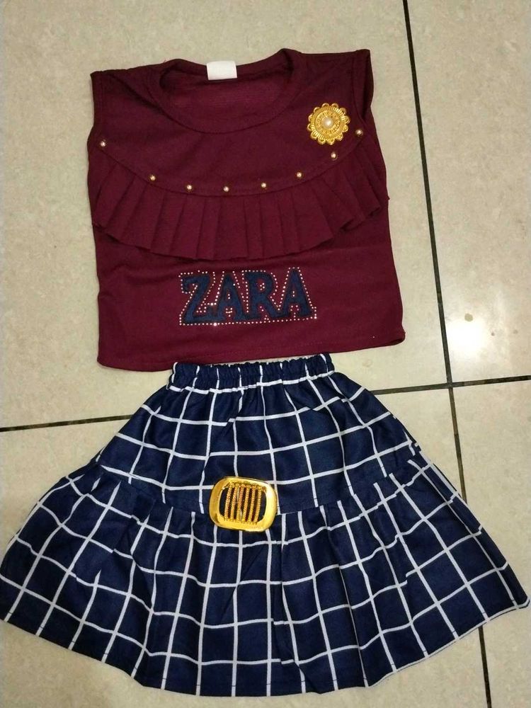 new Cute Zara Girls Outfit kids dress