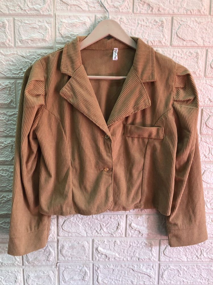 Corduroy Cropped Jacket