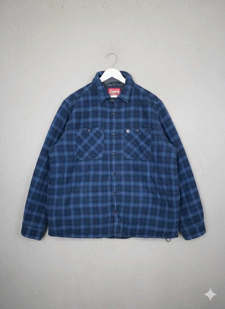 COLEMAN  Plaid Flannel Shirt Jacket