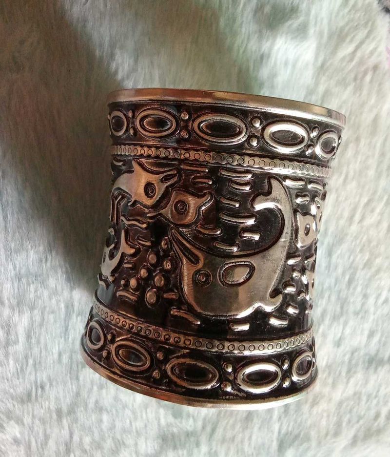 Statement Silver Cuff Bracelet