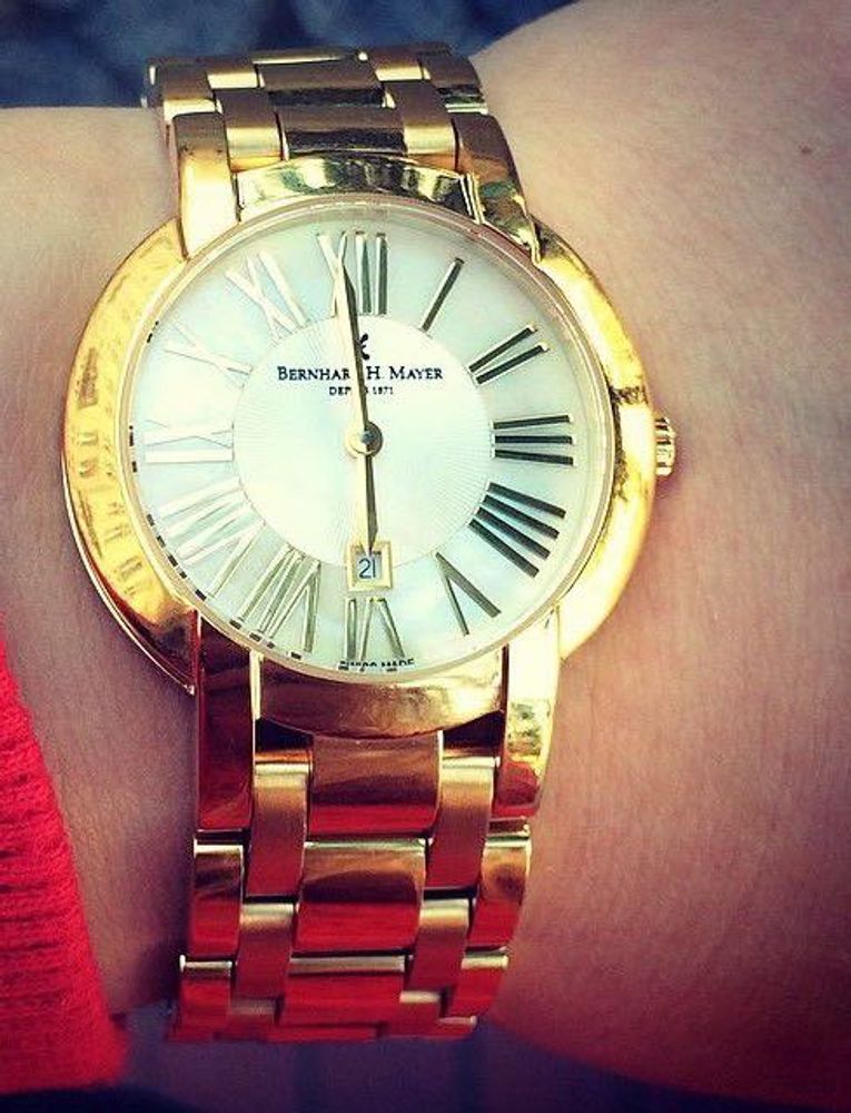 Classic Bernhard H. Mayer Gold Watch
