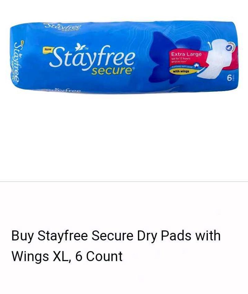 New 🎀Stayfree Sanitary Dry Max Xxl Pads 6pieces
