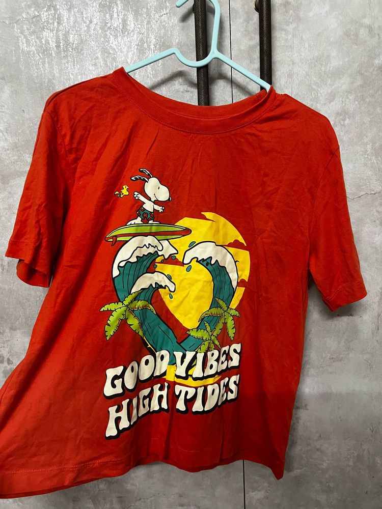 Casual Coral T Shirt