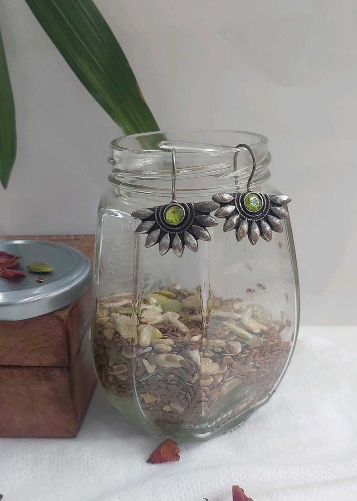 Boho Sunflower Dangle Earrings