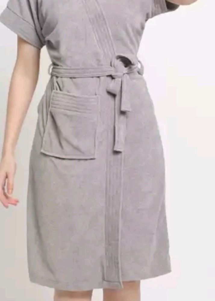 Bath Robe Half Sleeve