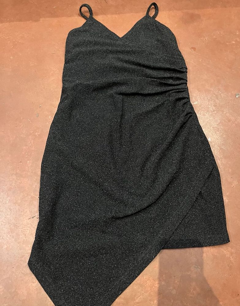 Sparkly Black Mini Dress