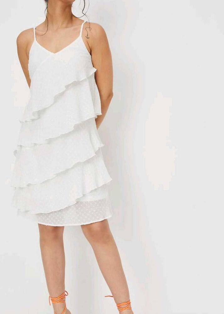 Beautiful Ruffle One Piece Dress