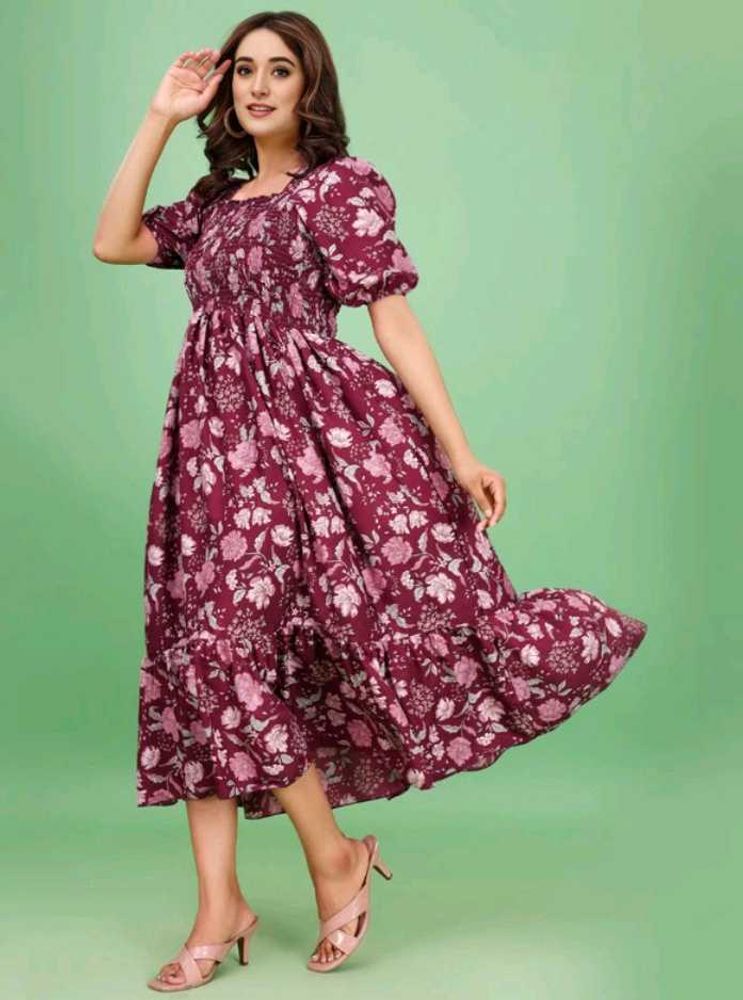 Floral Midi Dress