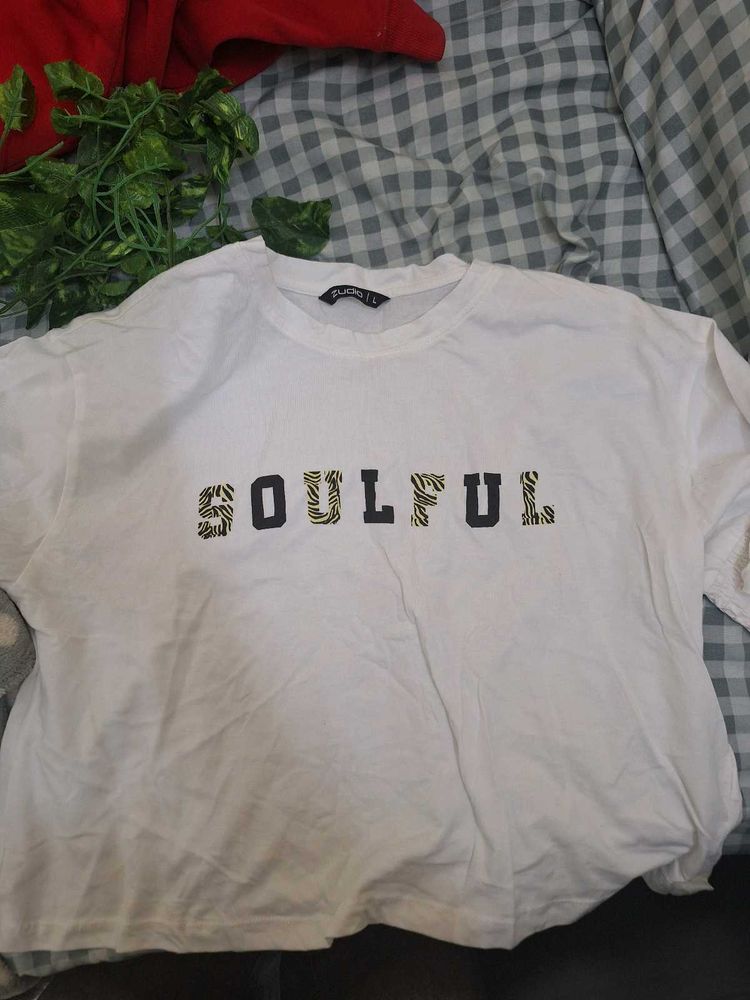 Soulful White T-Shirt