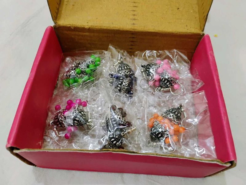 Multicolored Jhumke For Women