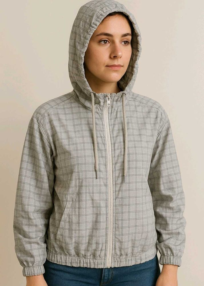 Lightweight Hooded Zip Jacket