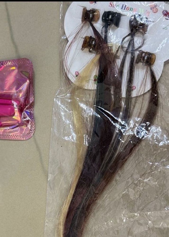 /nails/hair highlights strips ❤️