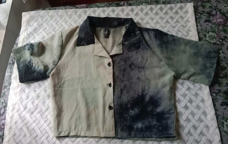 Tie-Dye Short Sleeve Top