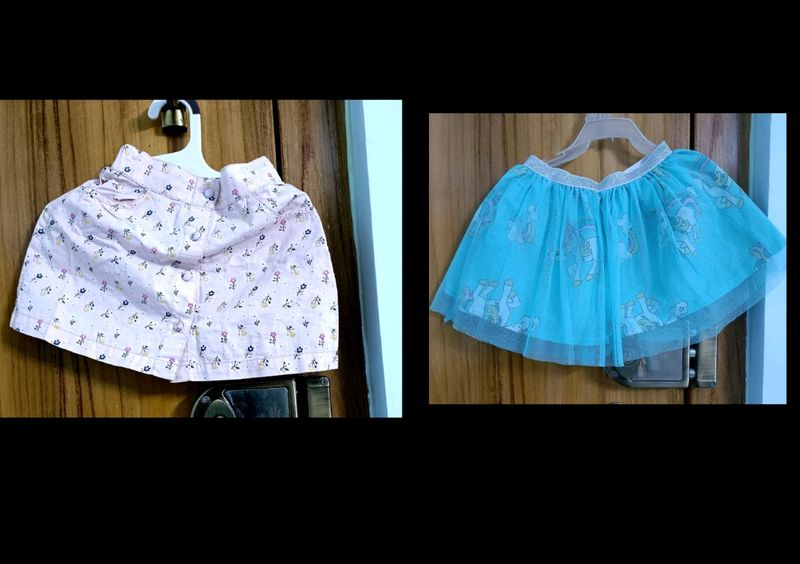Cotton Skirt Of Two(Combo)