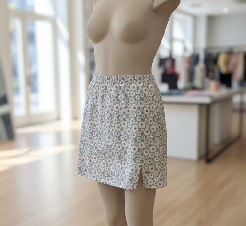 Floral Mini Skirt
