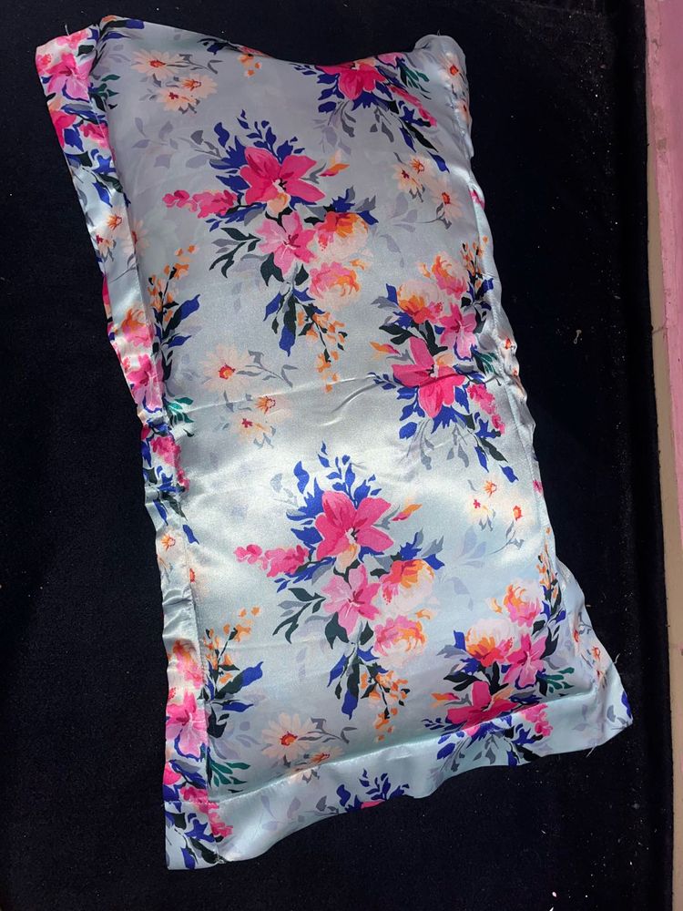 Floral satin Pillow cover pack of 2