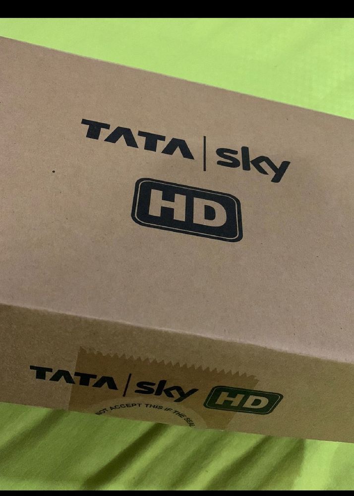 New Unused Tata Sky HD Set Up Box